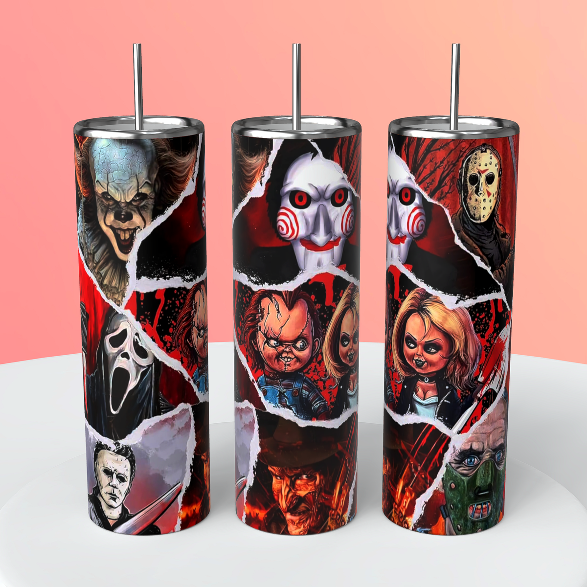 Horror Collage 20oz Tumbler