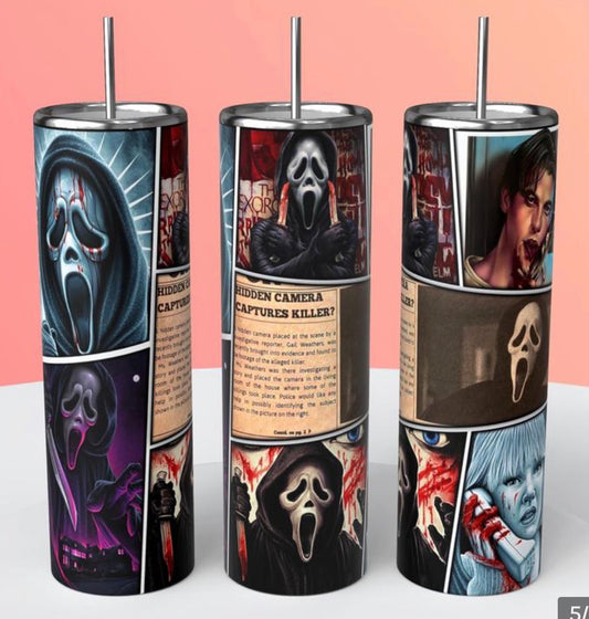 Ghostface Collage 20oz Tumbler