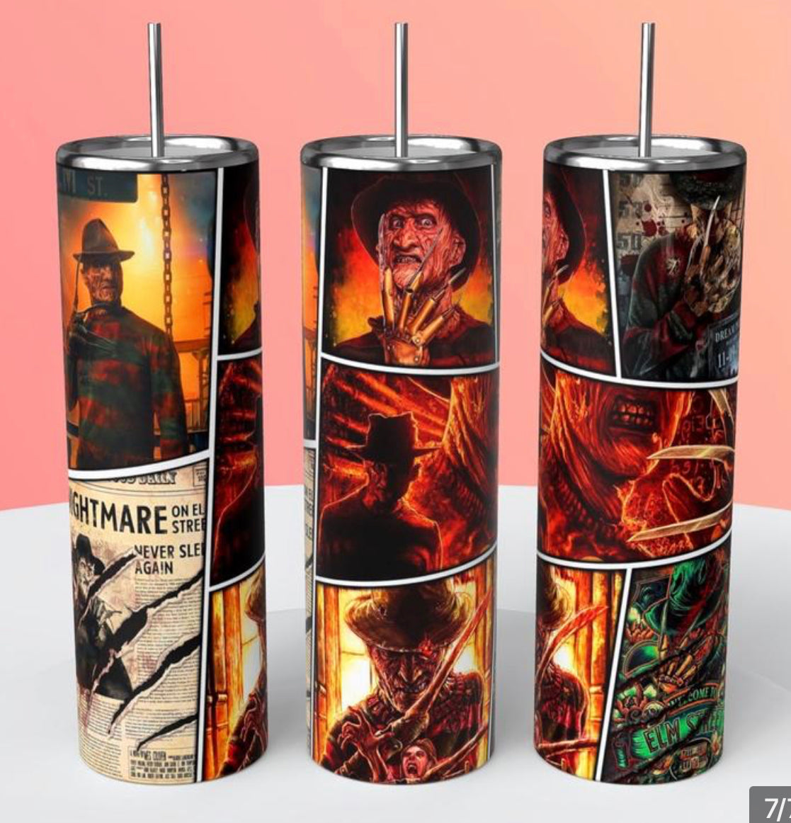 Freddy Collage  20oz Tumbler