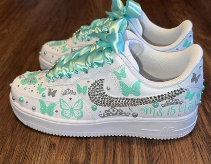 Custom Quince Air Force Ones