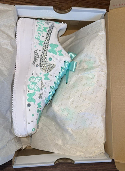Custom Quince Air Force Ones